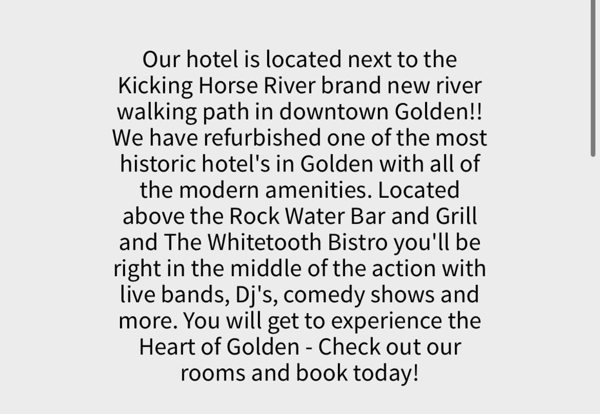 The Cache Hotel And Lodgings Golden Luaran gambar