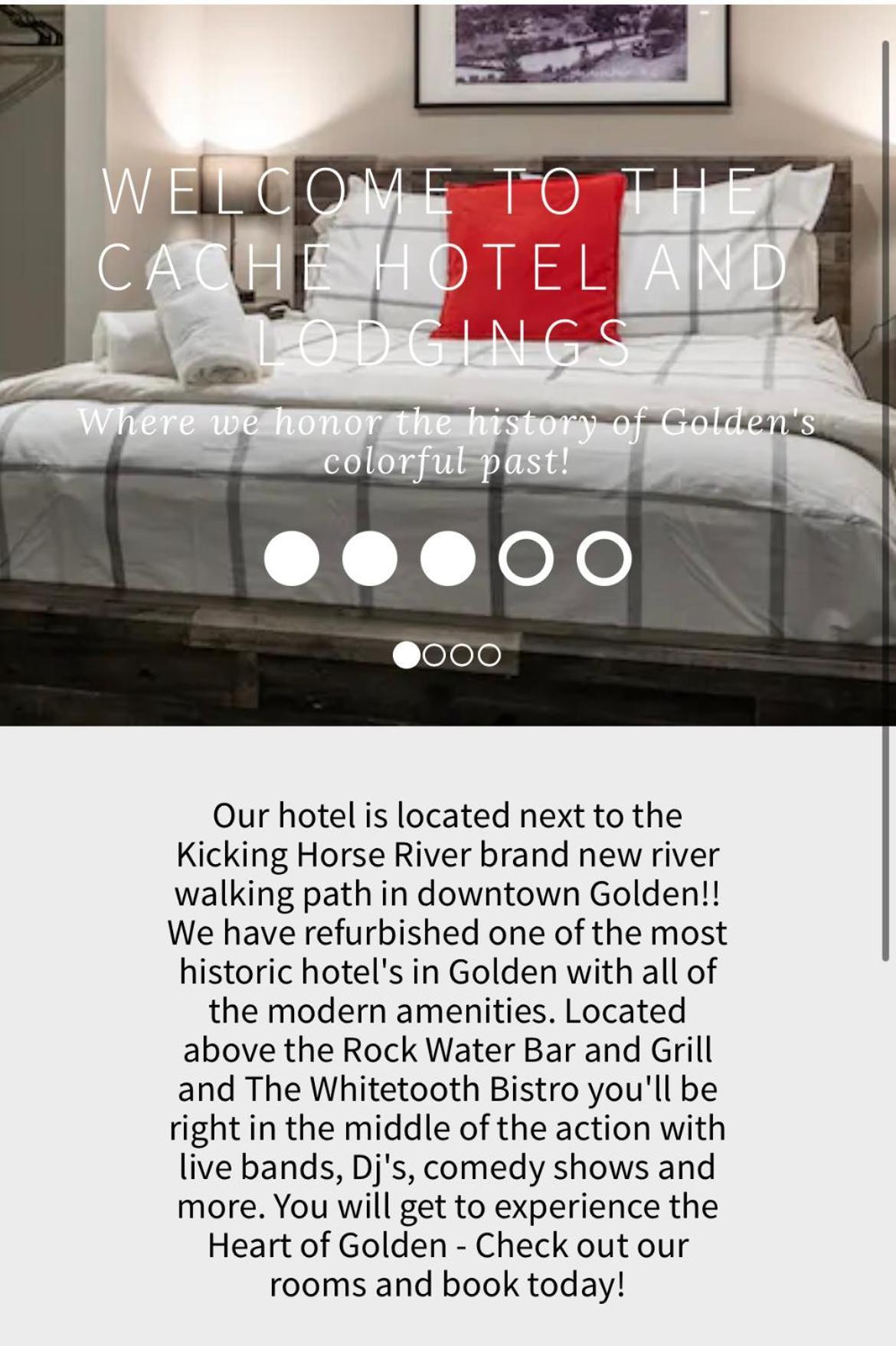 The Cache Hotel And Lodgings Golden Luaran gambar